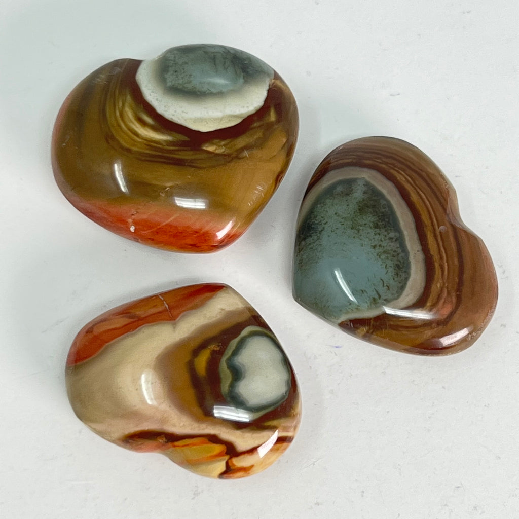 Polychrome (Desert) Jasper Heart