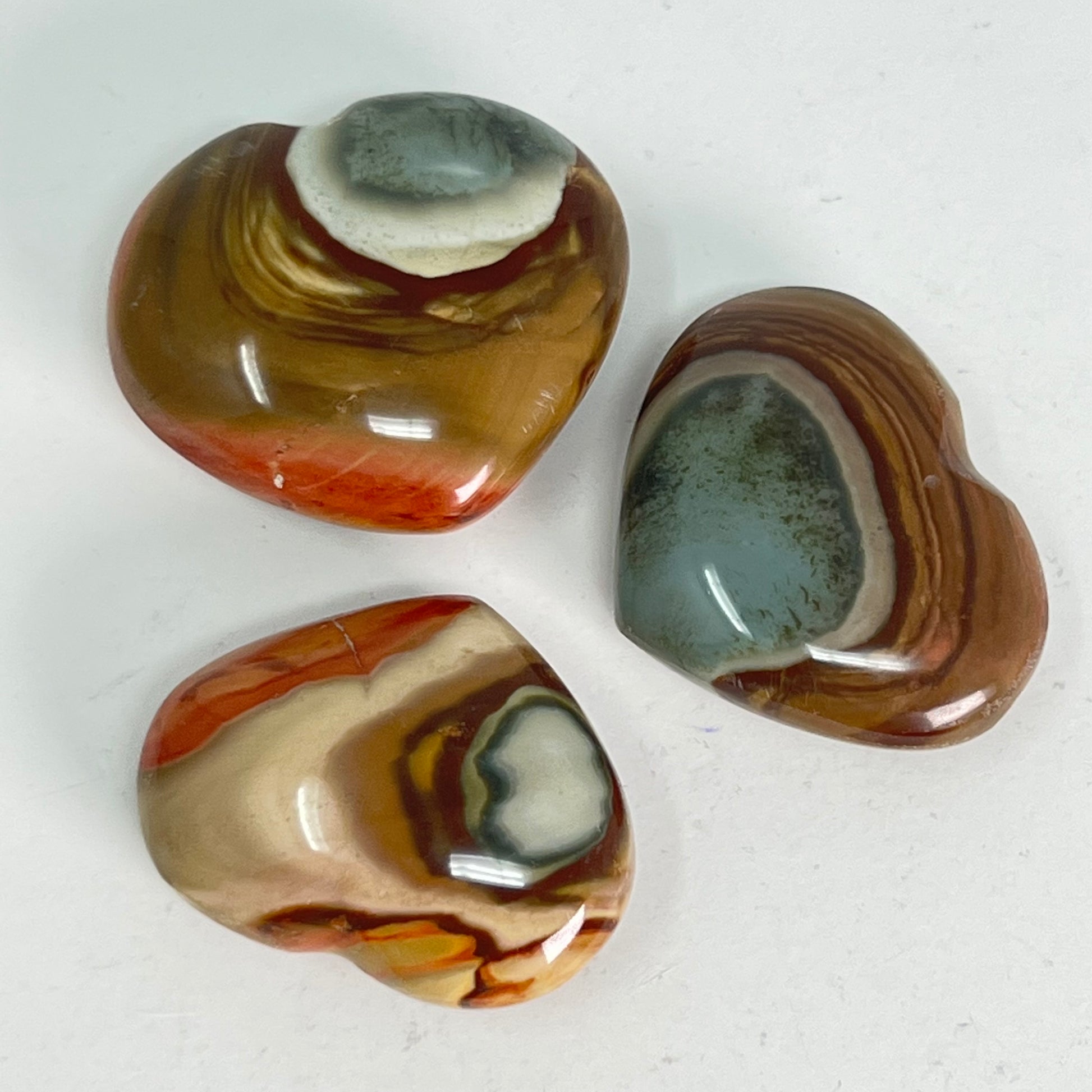 Polychrome (Desert) Jasper Heart