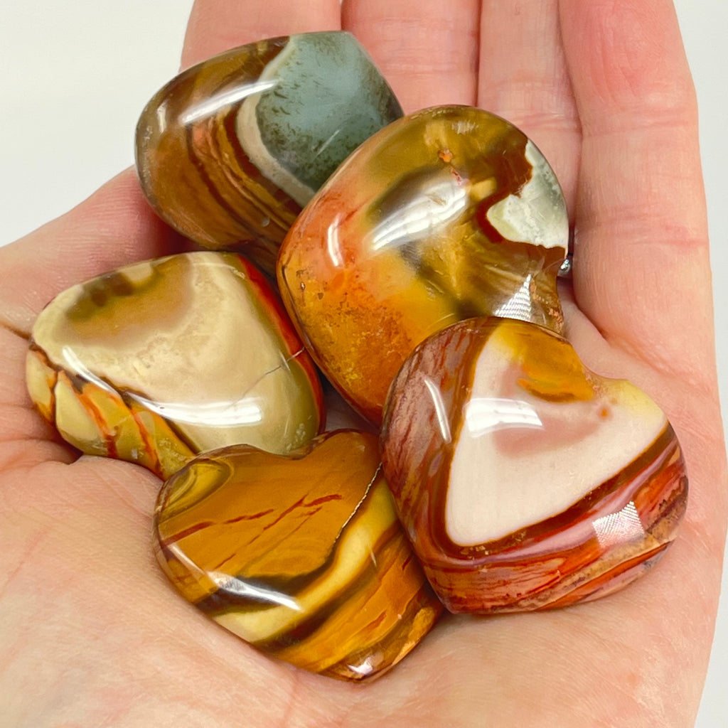 Polychrome (Desert) Jasper Heart