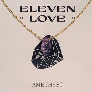 Amethyst Necklace by Eleven Love