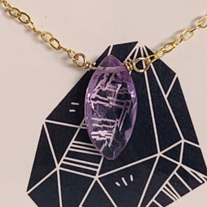 Amethyst Necklace by Eleven Love