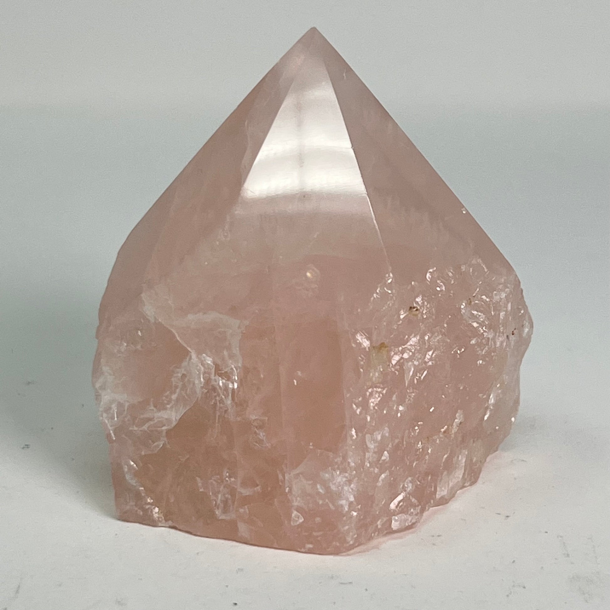 Rose Quartz Rough Base/Polished Point
