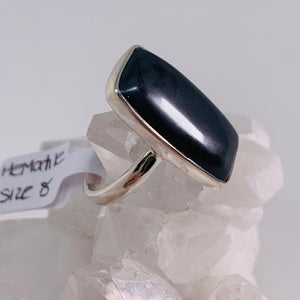 Ring - Hematite Size 8