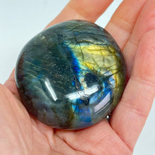Load image into Gallery viewer, Labradorite Palm Stone $30
