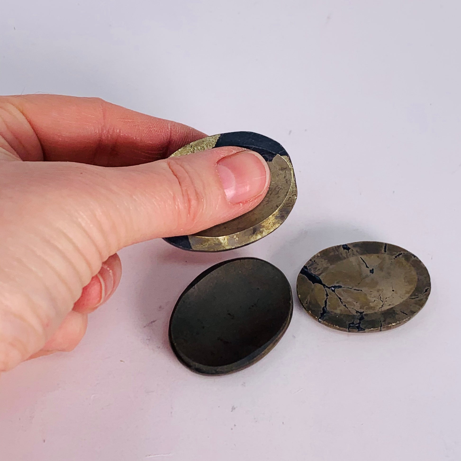 Pyrite Worry Stone
