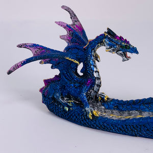 Incense Holder - Blue Dragon