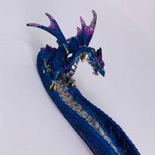 Load image into Gallery viewer, Incense Holder - Blue Dragon

