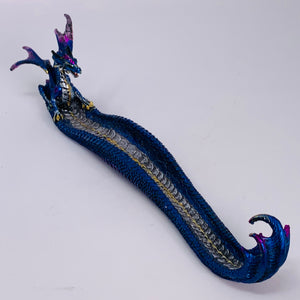 Incense Holder - Blue Dragon