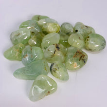 Load image into Gallery viewer, Epidote in Prehnite - Tumbled
