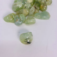 Load image into Gallery viewer, Epidote in Prehnite - Tumbled
