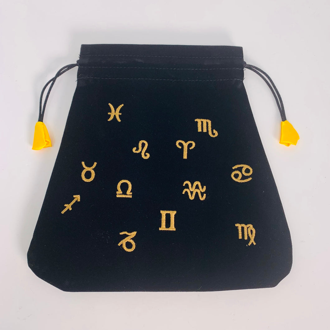 Astrological Velvet Tarot Bag