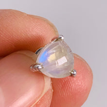 Load image into Gallery viewer, Earrings - Moonstone (triangle)
