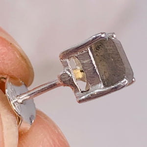 Earrings - Labradorite (square)