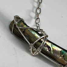 Load image into Gallery viewer, Abalone Pendant on Sterling Silver by Amy Nicholls

