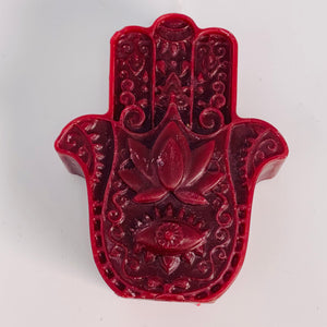 Beeswax Candle - Hamsa Healing Hand