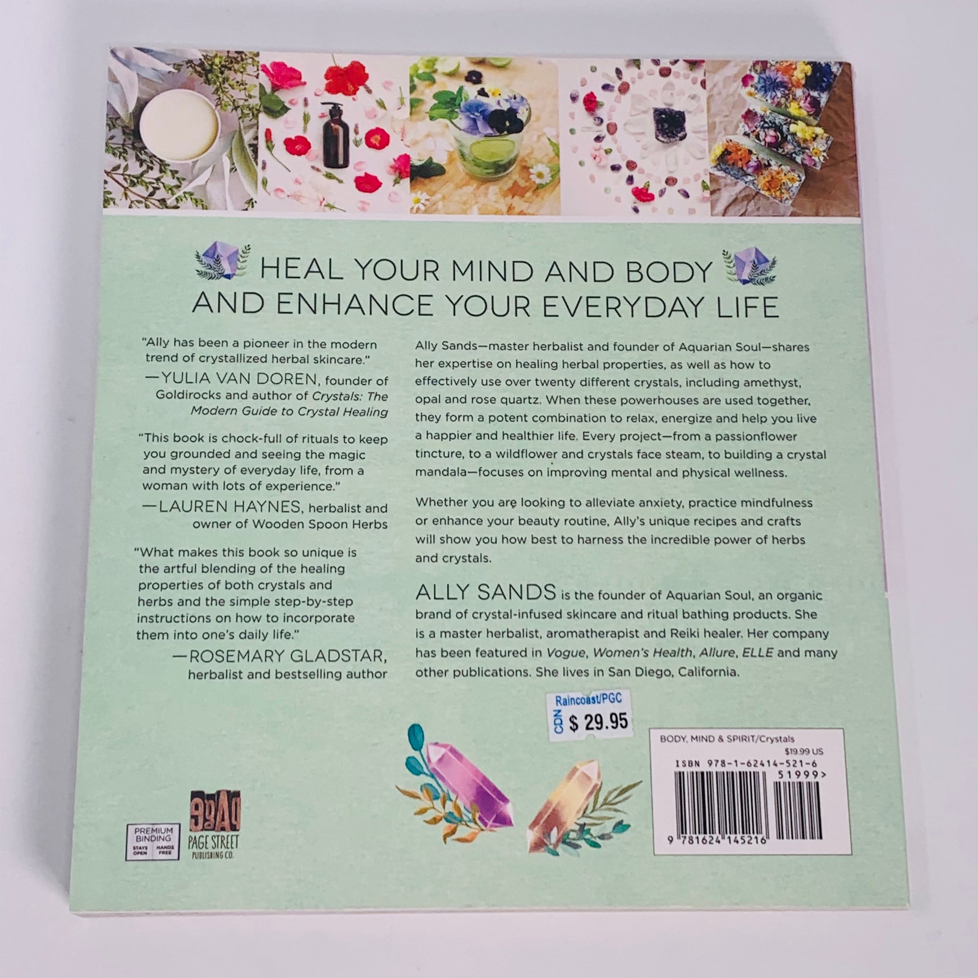 Herbs and Crystals DIY by Ally Sands
