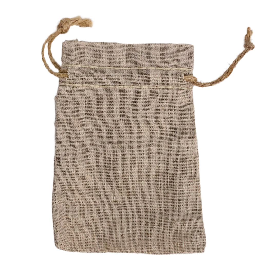 Gift Bag - SMALL Linen/Jute (3x4")