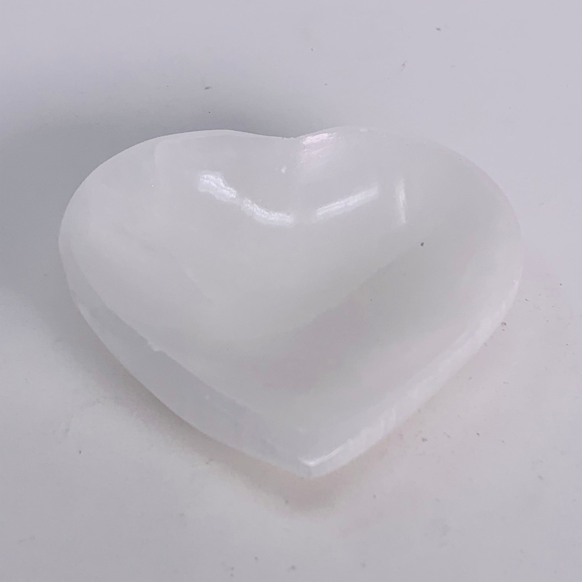 Selenite Heart Bowl