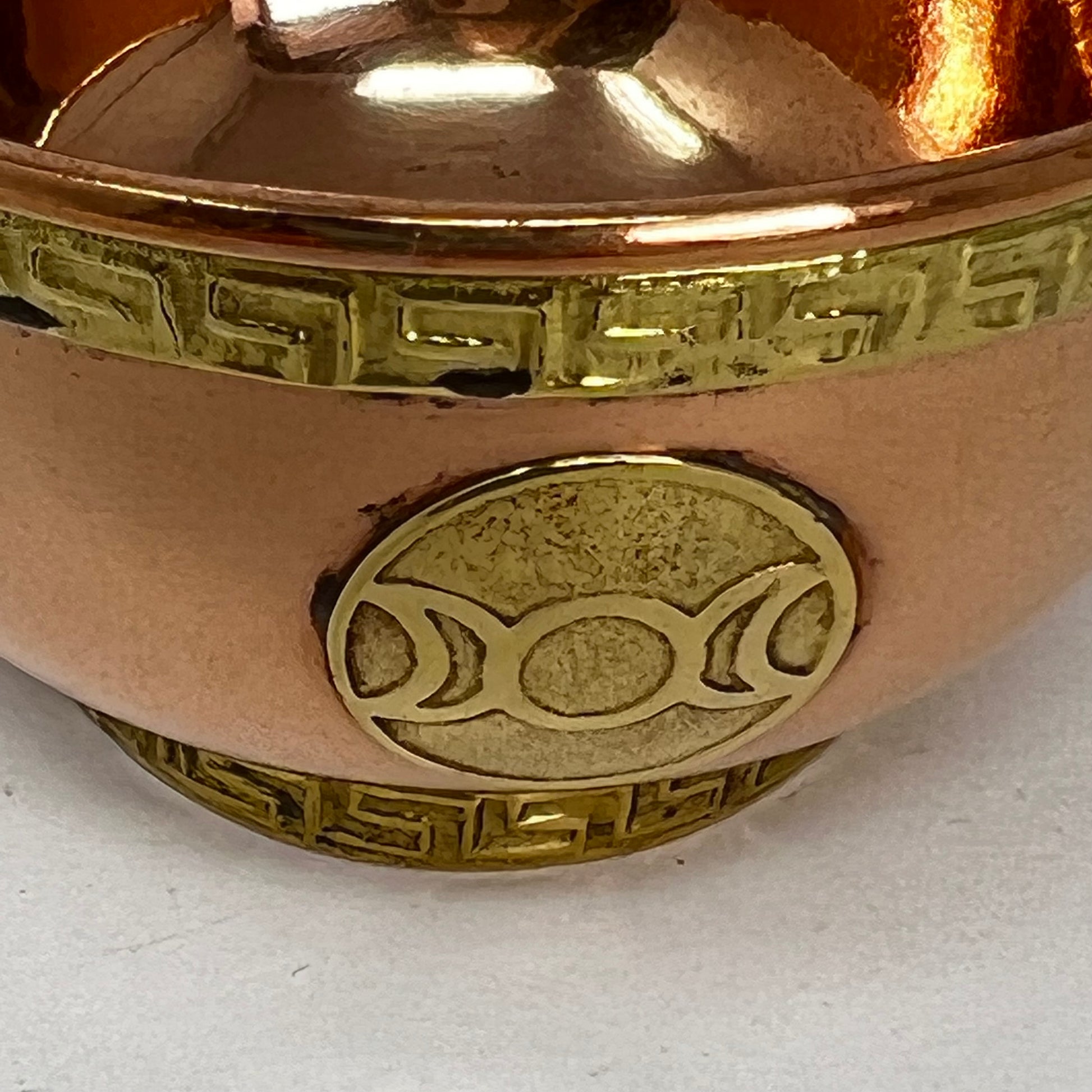 Copper Altar Bowl - Triple Moon