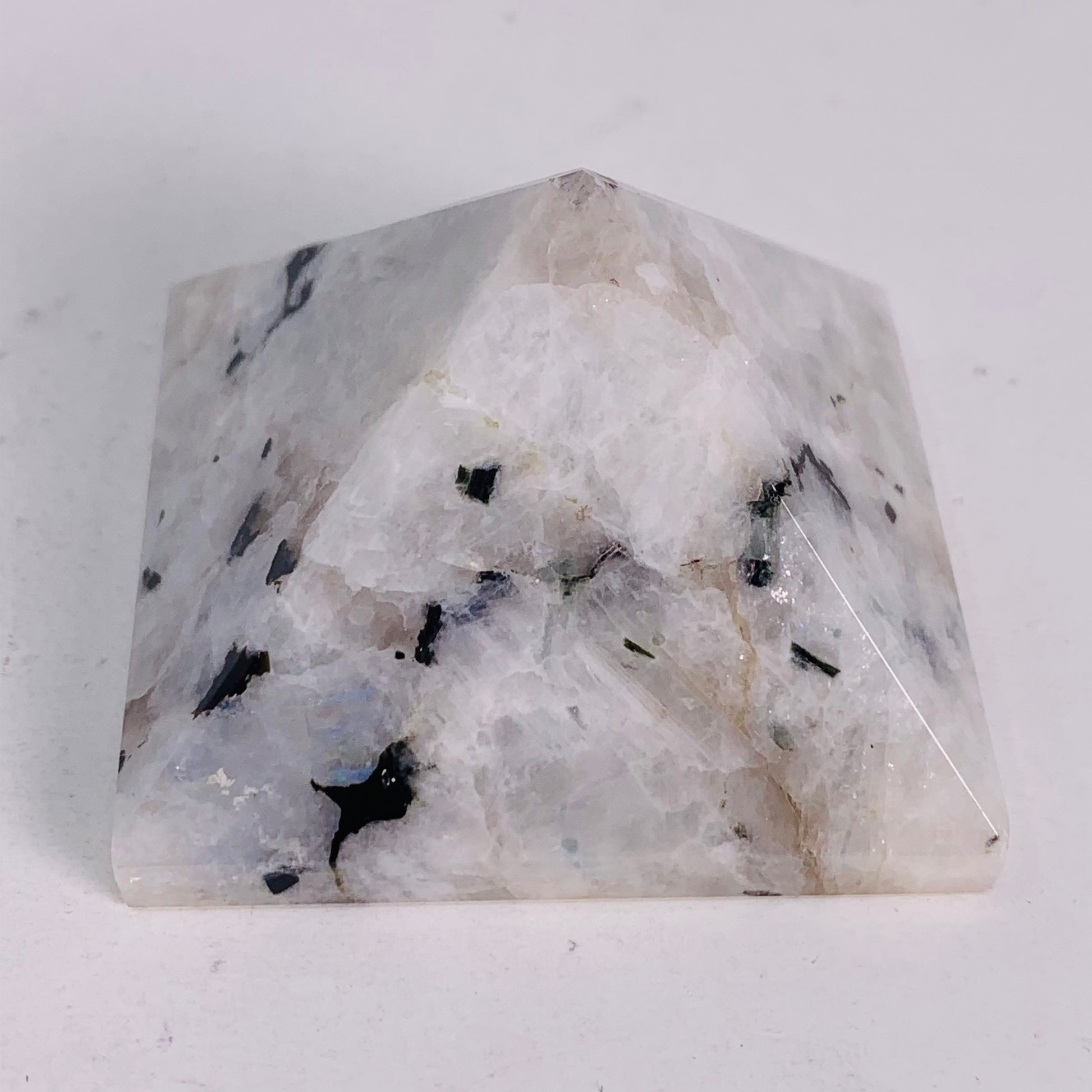Rainbow Moonstone Pyramid