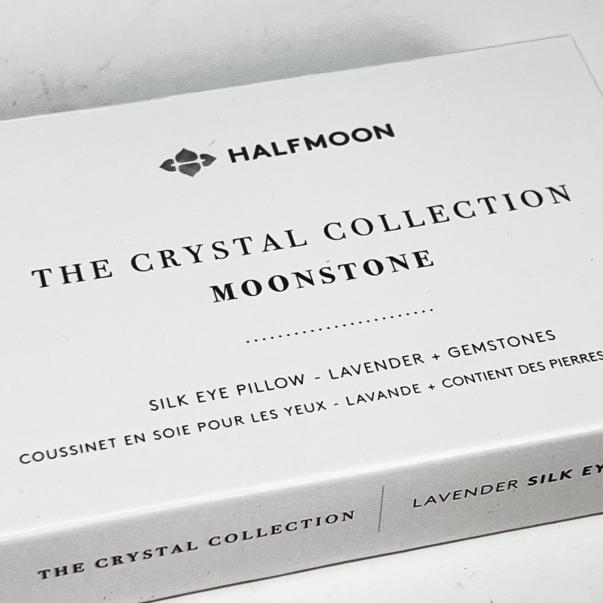 HALFMOON Crystal Collection Silk Eye Pillow (6 options)