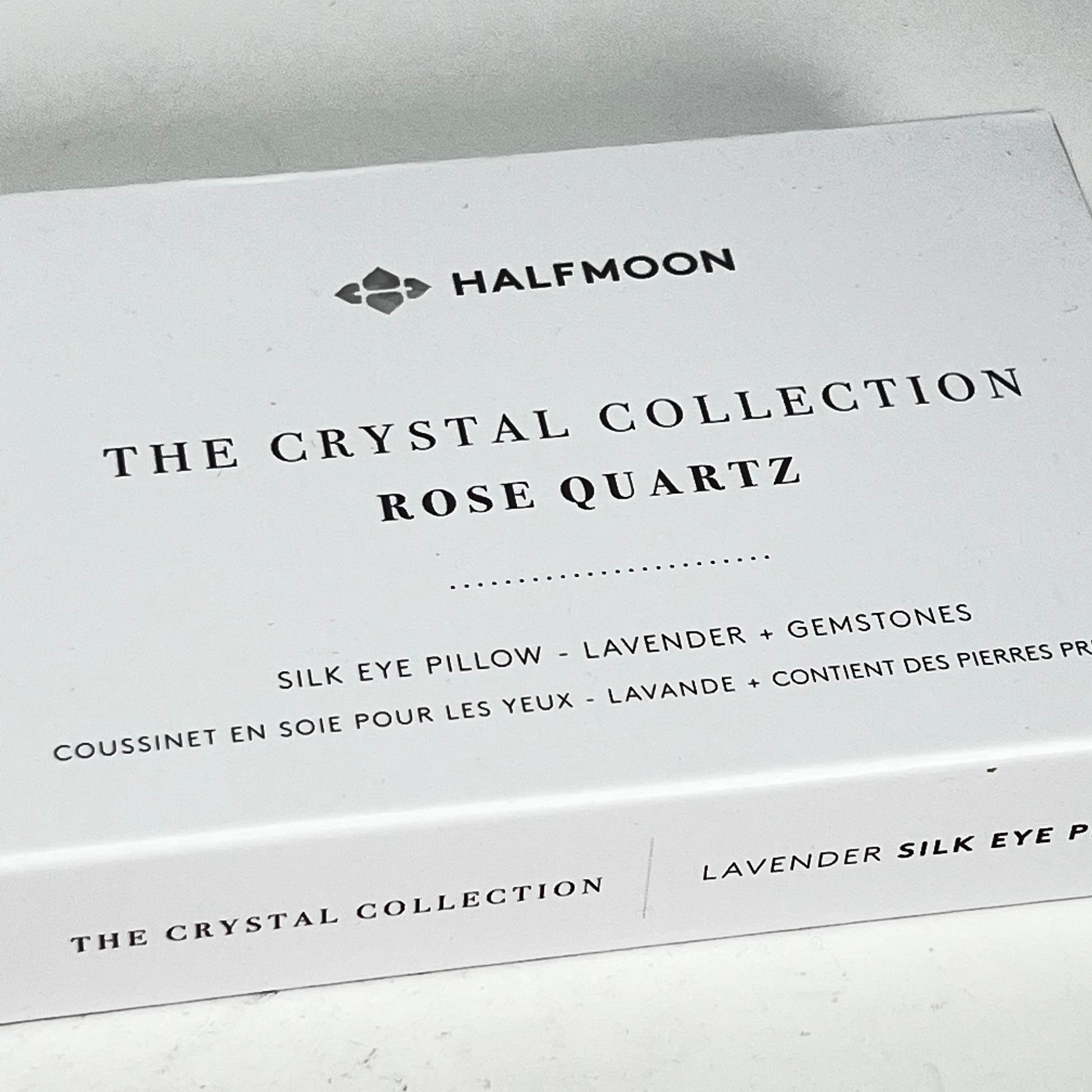 HALFMOON Crystal Collection Silk Eye Pillow (6 options)
