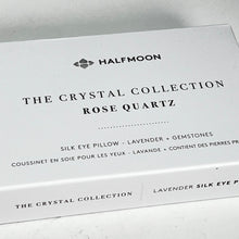 Load image into Gallery viewer, HALFMOON Crystal Collection Silk Eye Pillow (6 options)
