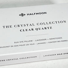 Load image into Gallery viewer, HALFMOON Crystal Collection Silk Eye Pillow (6 options)
