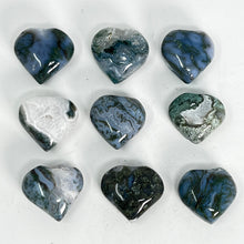 Load image into Gallery viewer, Moss Agate Heart (small)

