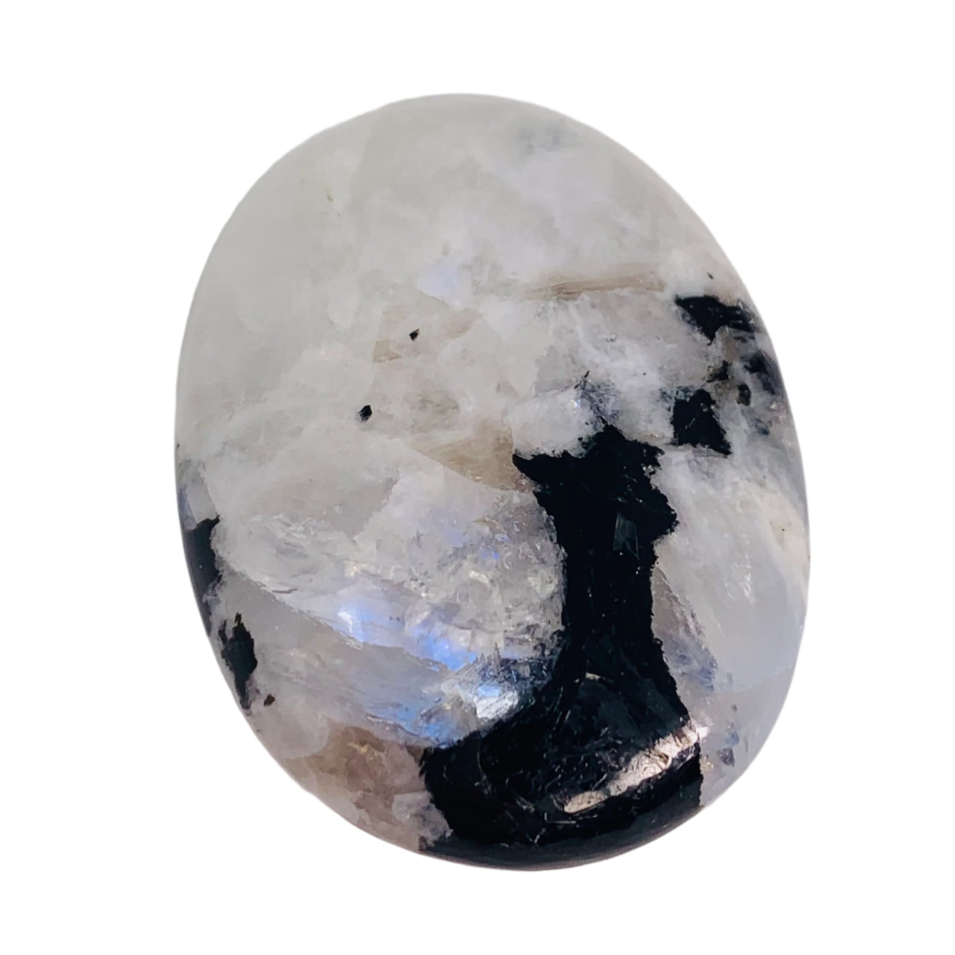 Rainbow Moonstone Palm Stone (Regular) - $29