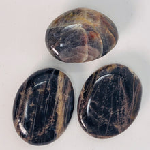 Load image into Gallery viewer, Black Moonstone Palm Stone
