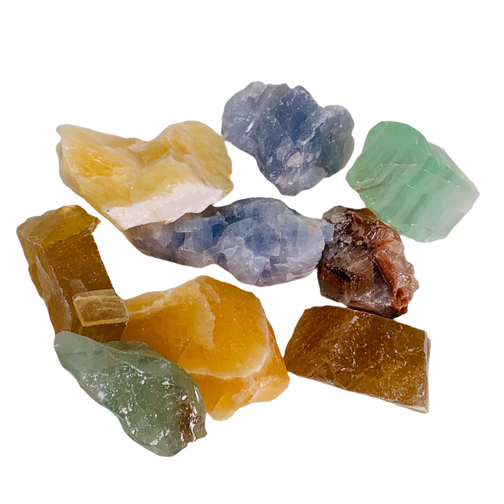 Rough Calcite Small (Various Colour Options) $2