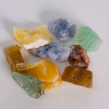 Load image into Gallery viewer, Rough Calcite Small (Various Colour Options) $2

