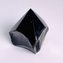 Load image into Gallery viewer, Black Obsidian Rough Base/Polished Top
