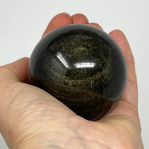 Silversheen Obsidian Sphere