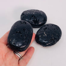 Load image into Gallery viewer, Black Tourmaline - Palm Stone
