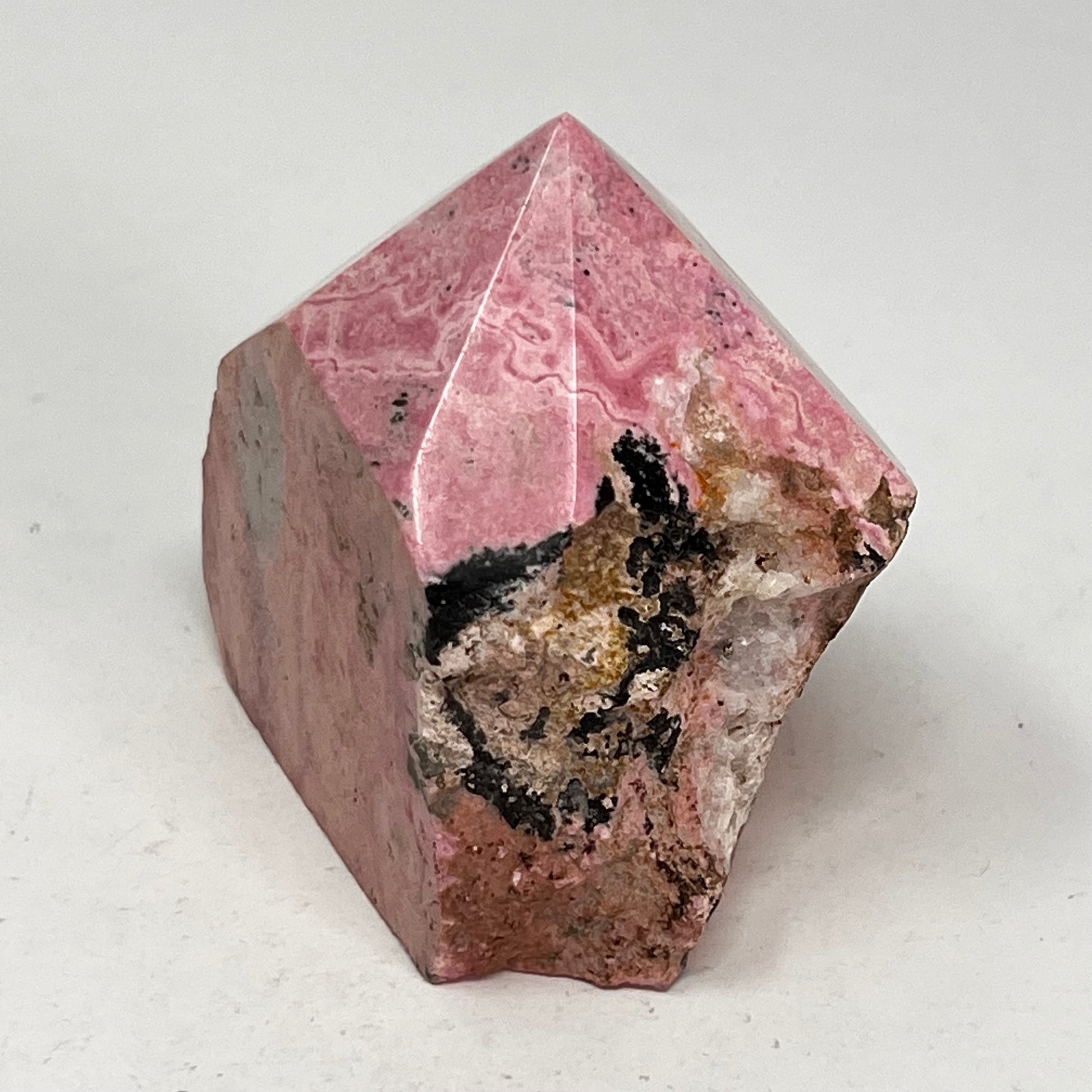 Rhodonite - Rough Base/Polish Point