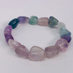 Fluorite Bracelet - Tumbled Stones