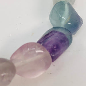 Fluorite Bracelet - Tumbled Stones