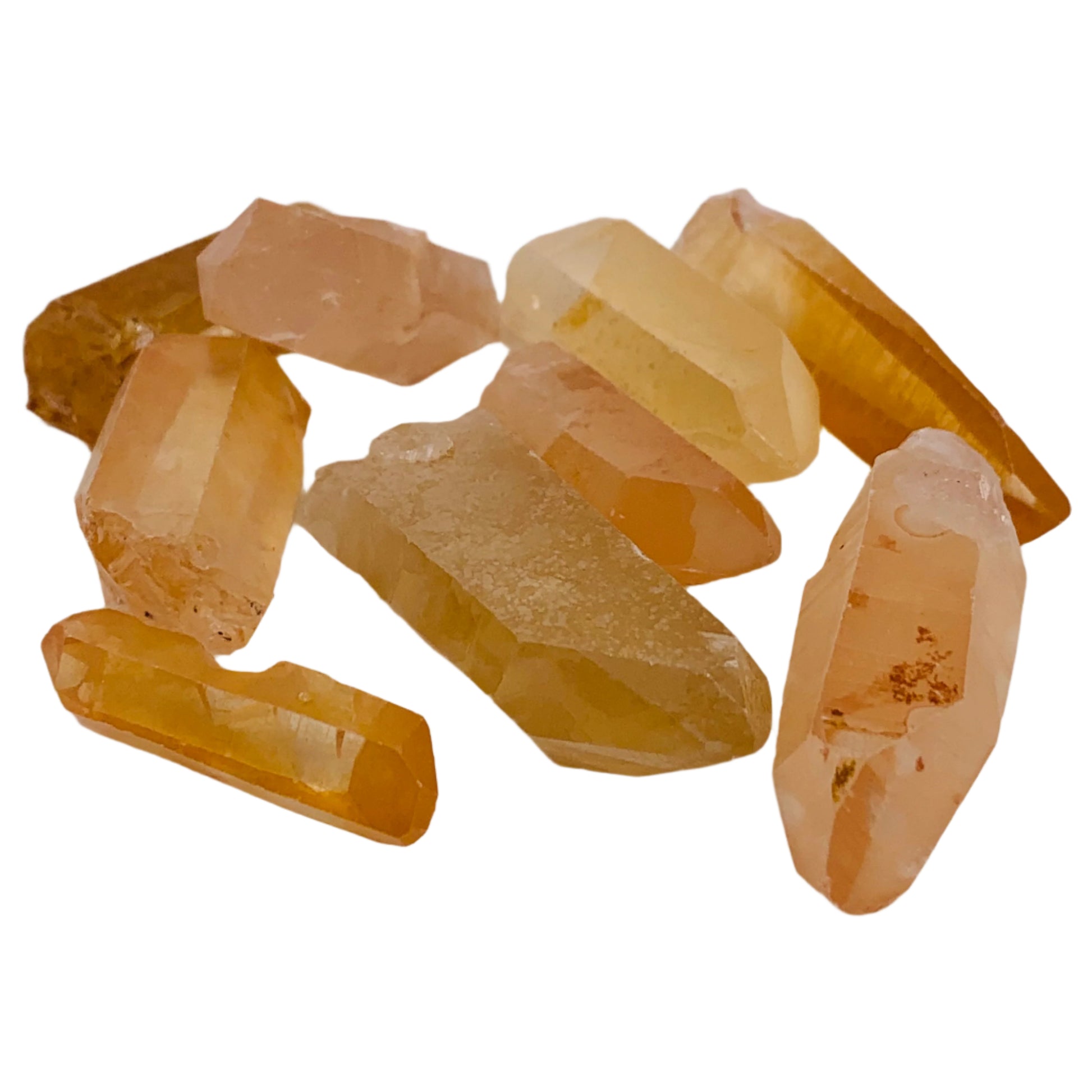 Tangerine Quartz Points ($4)