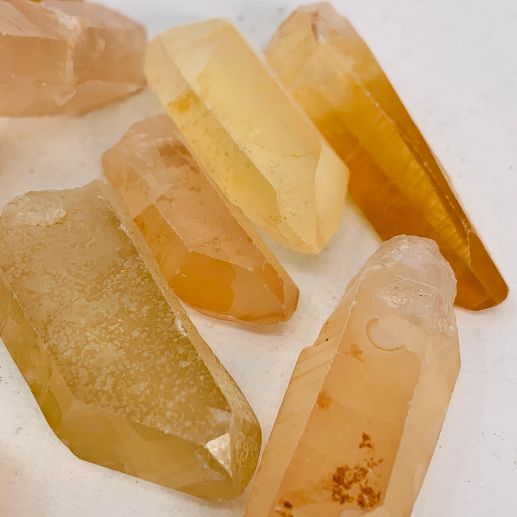 Tangerine Quartz Points ($4)