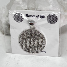Load image into Gallery viewer, Pendant - Sterling Silver Flower of Life

