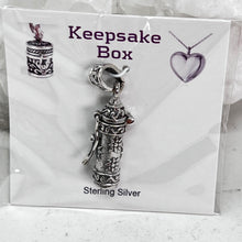 Load image into Gallery viewer, Pendant - Sterling Silver Keepsake Box
