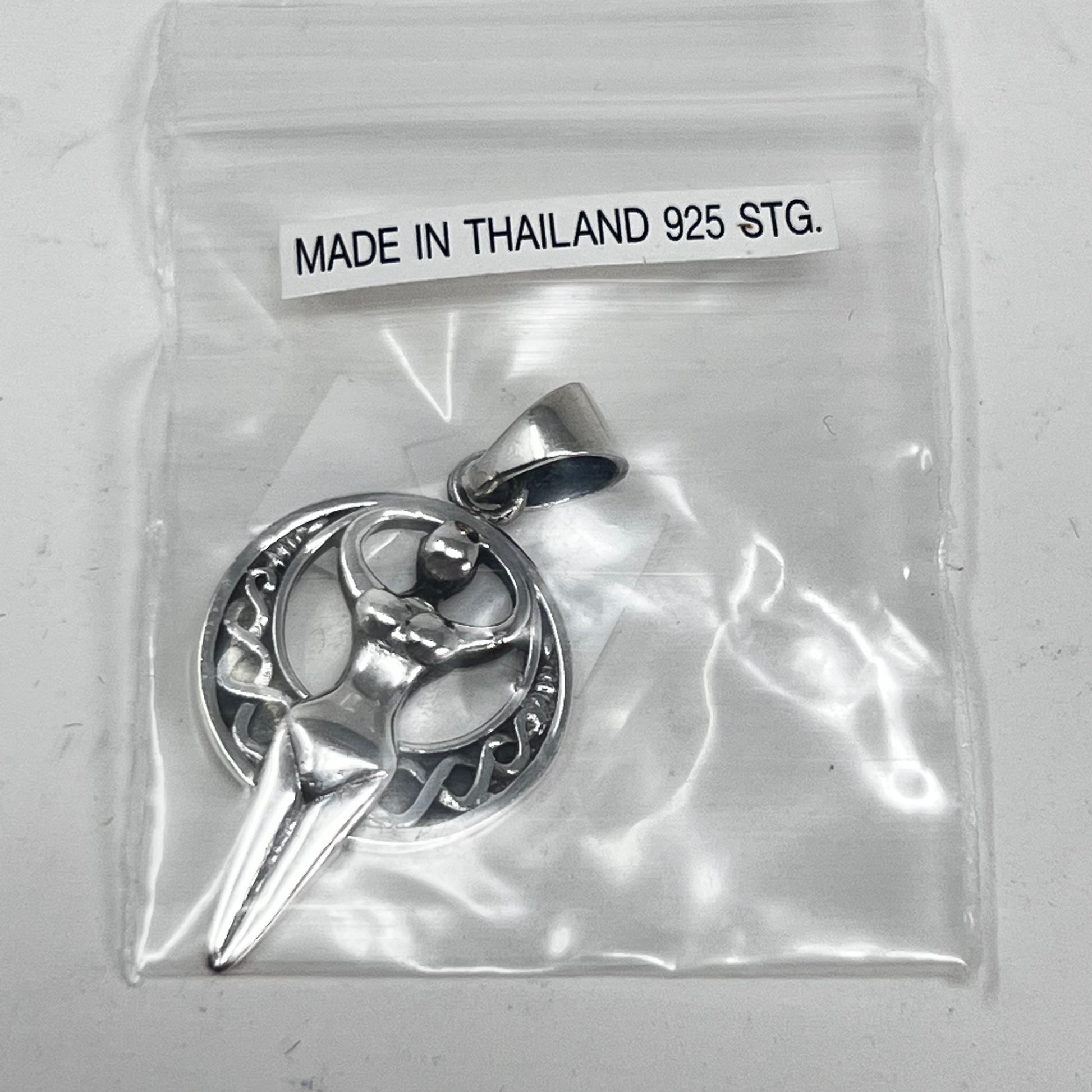 Pendant - Sterling Silver Celtic Moon Goddess
