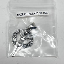 Load image into Gallery viewer, Pendant - Sterling Silver Celtic Moon Goddess
