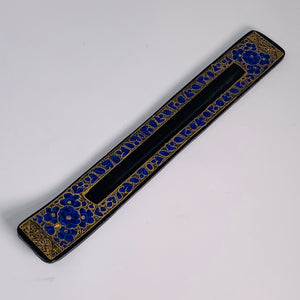 Incense Holder - Blue Flowers
