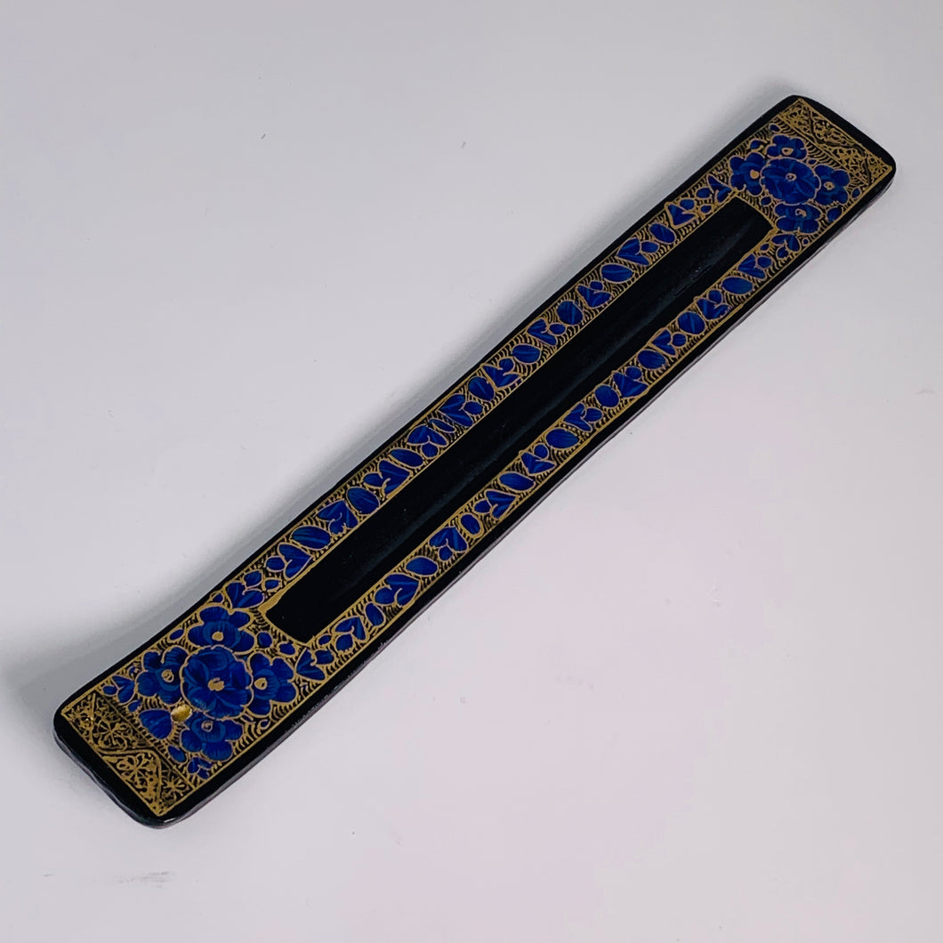 Incense Holder - Blue Flowers