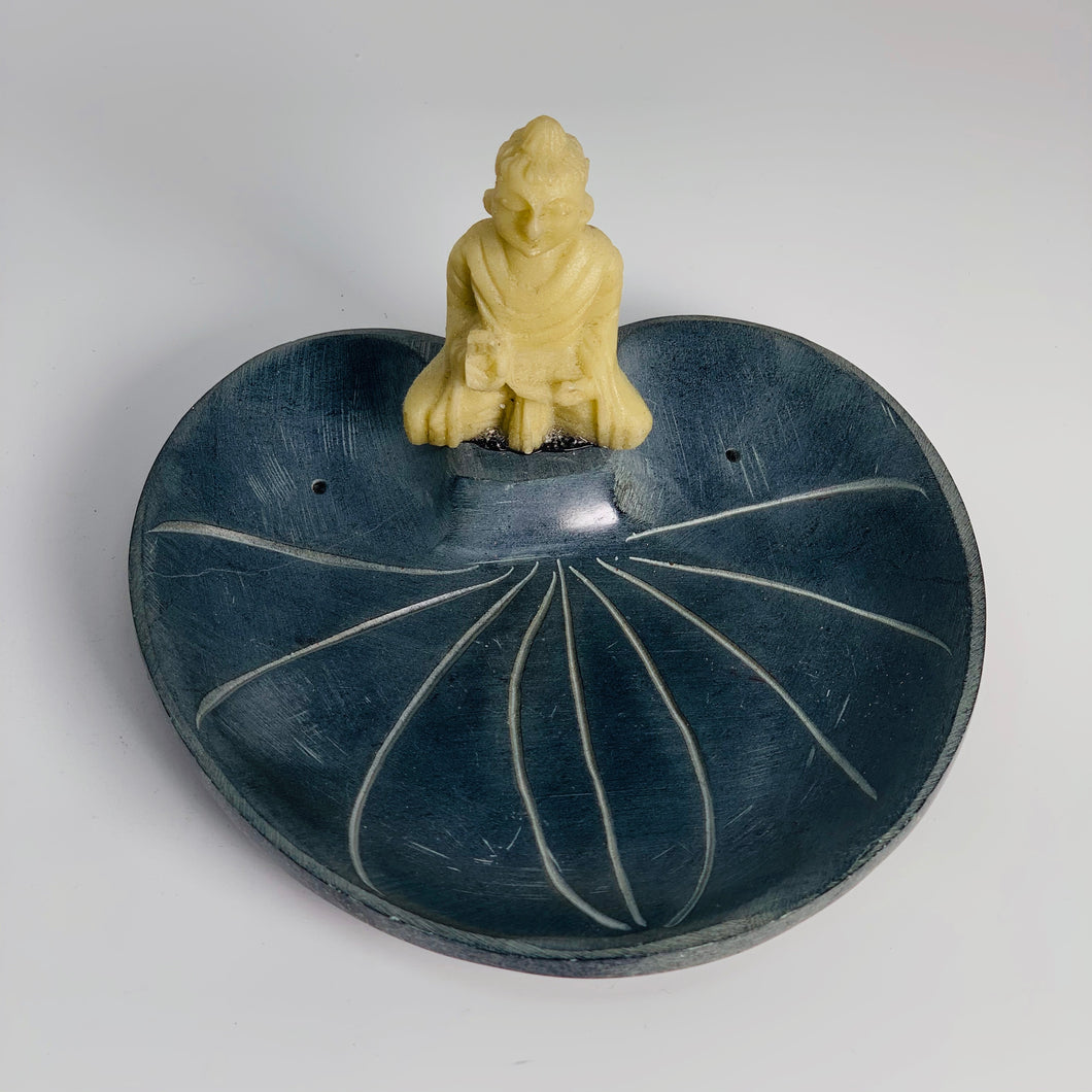 Incense Holder - Buddha on Lily Pad