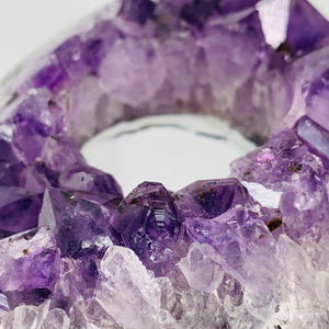 Amethyst Cluster Tealight Holder