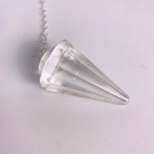 Load image into Gallery viewer, Pendulum - Clear Quartz Faceted

